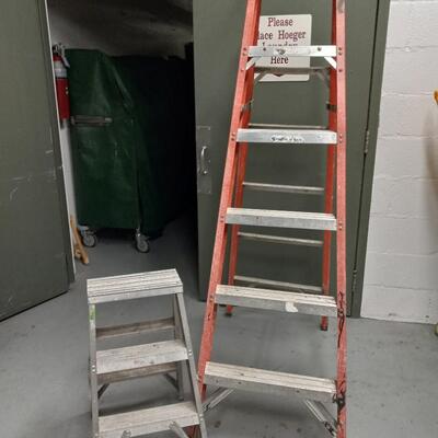 LOT 63A LADDER AND STEP LADDER