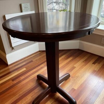 High Top 36" Round Mahogany Dining / Bar Bistro Table - PY11652