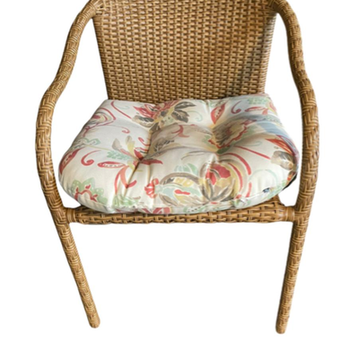 Set Four Indoor / Outdoor Wicker Like Woven Arm Chairs - PY11670