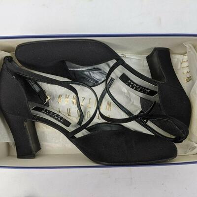 Stuart Weitzman Black Heels, Women's Size 8.5 Medium