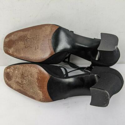 Stuart Weitzman Black Heels, Women's Size 8.5 Medium