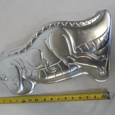 Wilton Partysaurus Cake Pan with Paper, Vintage 1987