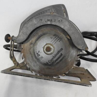 Millwaukee Circular Saw, 7" Saw, Works