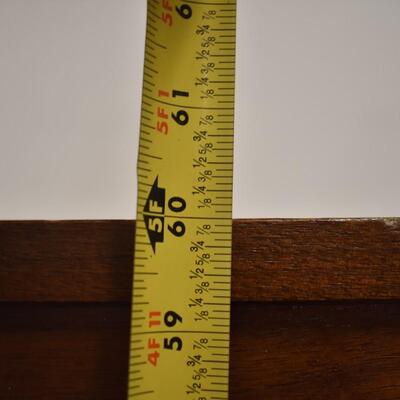 Tall Sauder Wood Bookcase Adjustable Shelves, Good Condition,60" Tall 12 " Deep