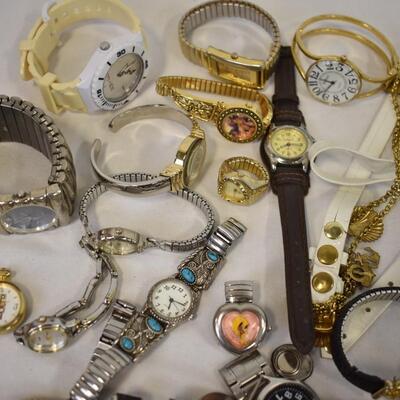 Watches: Various Brands/Styles, Some Broken, UNTESTED