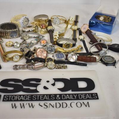 Watches: Various Brands/Styles, Some Broken, UNTESTED