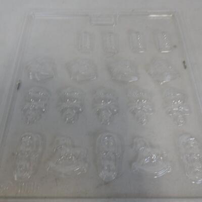 13 Candy Molds 1 Jello Mold: Monsters Inc, Valentines, Easter, Cupcakes, Temples