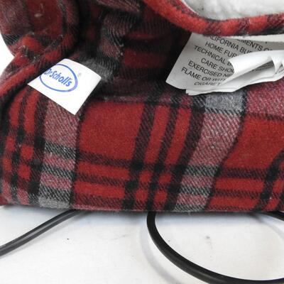 Dr Scholl's Foot Comforter w/Heat & Adapeter-Works