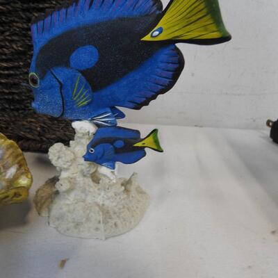 Home Decor/Iron: Seashells, Soap  Dispenser, Shower Curtain, Fish, Bath Sign