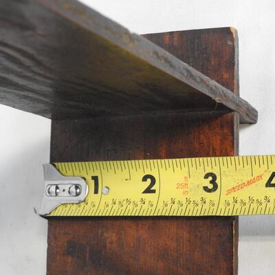 Lightweight Wooden Wall Shelf, Square 24" x 24" x 3.25" Vintage