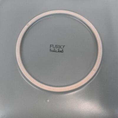 Plates/Mugs: 6 Furio 8" Plates, 4 Keisling Elite Mugs, Ceramic, Good Condition