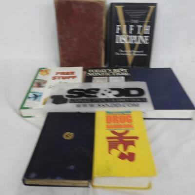 Non-Fiction Books From 1995 Drug Handbook to Webster's 1959 Dictionary