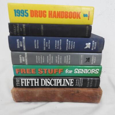 Non-Fiction Books From 1995 Drug Handbook to Webster's 1959 Dictionary