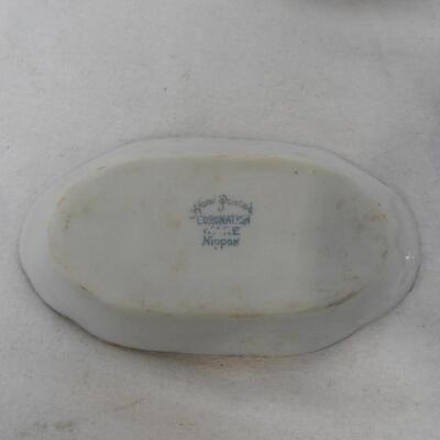 Victorian Style Decor: Oil Lamp, Vases, Plates, Bell, Lot Includes Some VINTAGE