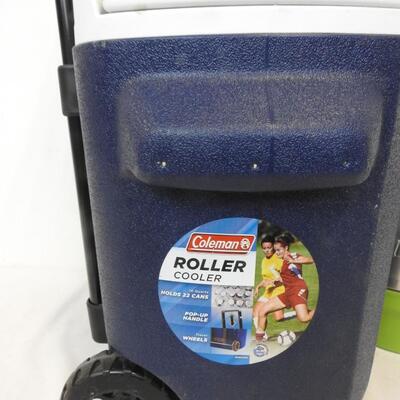 Coleman Roller Cooler w/ Adjustable Handle, Bubba Keg Jug