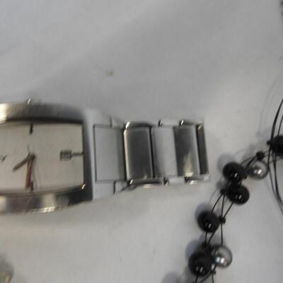 Costume Jewelry: Charm Bracelets, Necklaces, Earrings, Rings, DKNY Watch