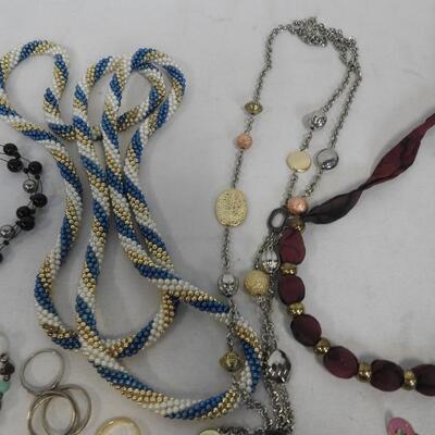 Costume Jewelry: Charm Bracelets, Necklaces, Earrings, Rings, DKNY Watch