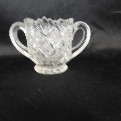 16" Large Punchbowl w/ 10 Cups & Matching Toothpick Holder