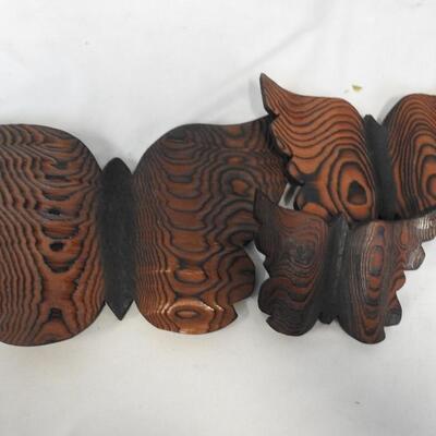 Asian Style Decor: 2 Fans, Bird Windchime, Cups, Trinket Boxes, Vases