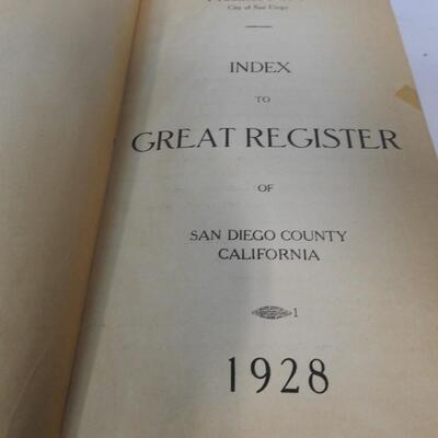 Antique Books: Index To Great Register, Monitor Guide To P.O./Railroad Stations