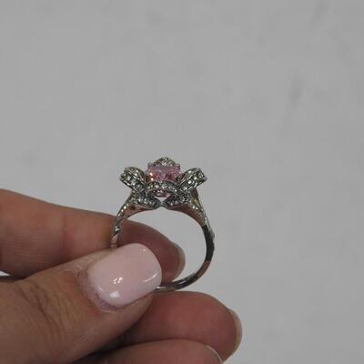 2 Rings: Sterling Silver Size 9, Copper Ring Size 11.5