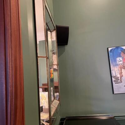 Vintage 28" x 39"H Mirror Framed Wall Mirror - PY11665