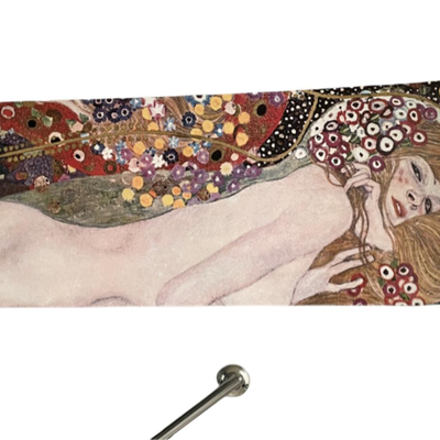 Gustav Klimpt Signed 22" x 55" Canvas Painting - PY11663