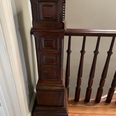 Oak Bannister Knoll Wood Pedestal / Newel Post / Plant Stand - YP11661