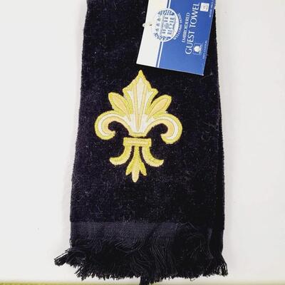 FLEUR DE LIS DECOR BUNDLE - TRINKET BOX & HAND TOWEL