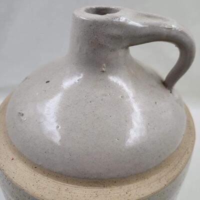 HAND PAINTED POTTERY CROCK JUG W/ GRAPES - SIGNED â€œMARGEâ€