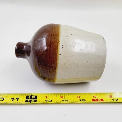 SMALL TWO-TONED STONEWARE JUG