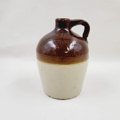 SMALL TWO-TONED STONEWARE JUG