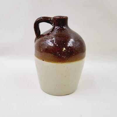 SMALL TWO-TONED STONEWARE JUG