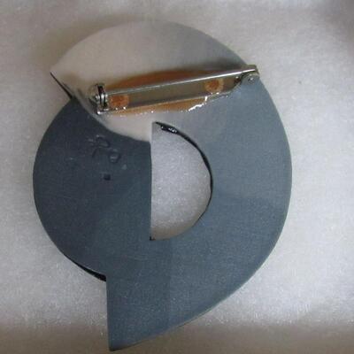 Glass Earrings Are Attributed to Swarvoski, Hand Made Enamel Pin, More, Modern Mixed Lot