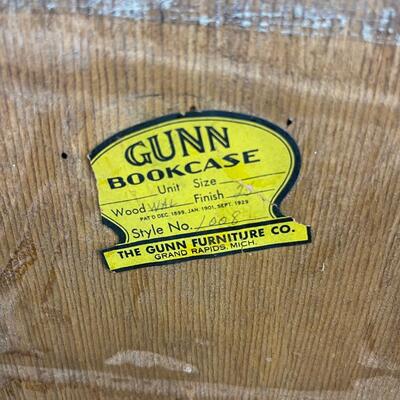 102 Vintage Walnut Bookcase by GUNN