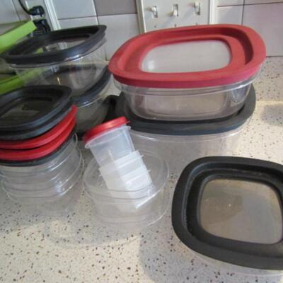 Collection of Glass and Plastic Storage Containers