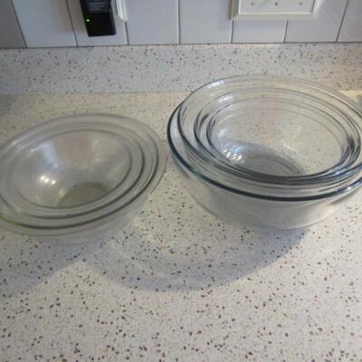 Glass Mixing Bowls and Bake Ware