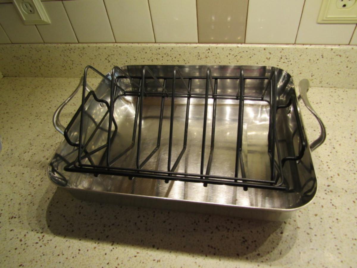 Calphalon Stainless Steel Roasting Pan with Racks