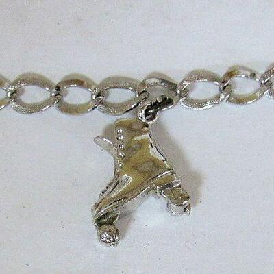 Sterling Charm Bracelet With One Unmarked Charm