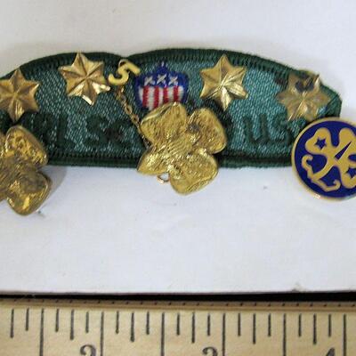 Vintage Girl Scouts Pins and Patch