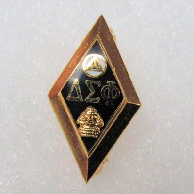 Vintage Gold Filled Greek Fraternity Pin Delta Sigma Phi