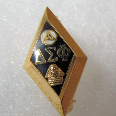 Vintage Gold Filled Greek Fraternity Pin Delta Sigma Phi