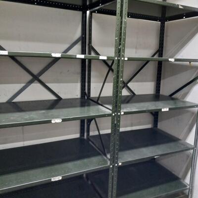 LOT 2A THREE METAL SHELVES