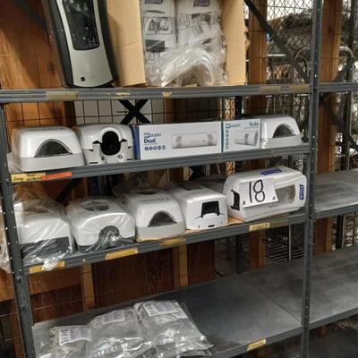 LOT 18A  AUTOMATIC SOAP DISPENSERS AND NEW SOAP BAGS