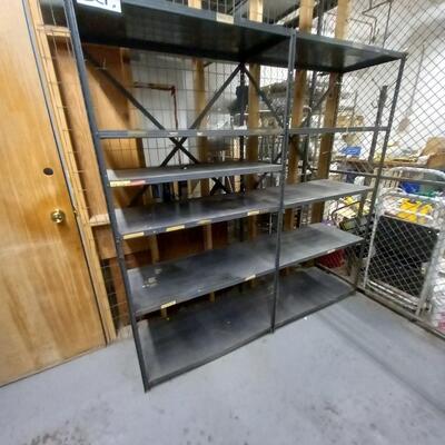 LOT 21A  METAL SHELVING