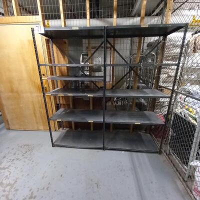 LOT 21A  METAL SHELVING