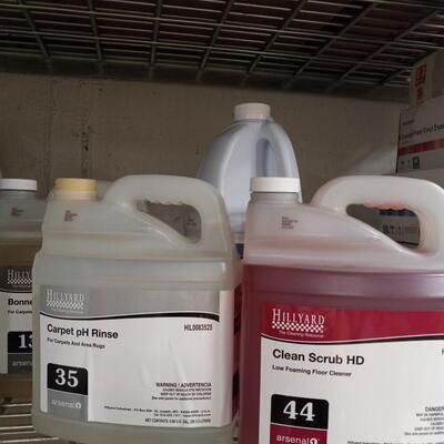 LOT 50A  COMMERCIAL CLEANING CHEMICALS