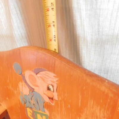 Antique Solid Wood Highchair