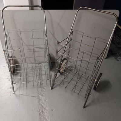 LOT 57  TWO WIRE BAG CARTS