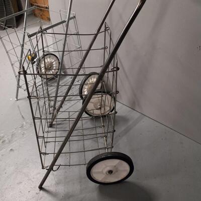 LOT 57  TWO WIRE BAG CARTS
